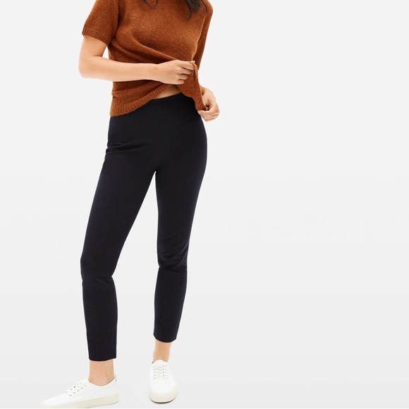Everlane Pants - Everlane Side Zip Stretch Cotton Pants